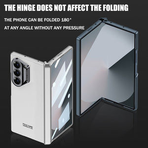 Suitable For Samsung ZFold 6 Magnetic Hinge Ultra-Thin Lens full Bag Case