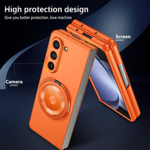 360-Degree Rotating Stand Suitable for Magnetic Wireless Charging of Samsung ZFOLD5 Folding Phone Case