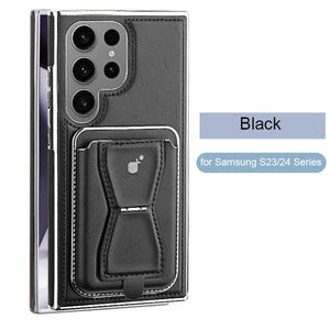 New Model Suitable For Samsung S23/24 Series Leather Full-cover Anti-fall Mobile Phone Case