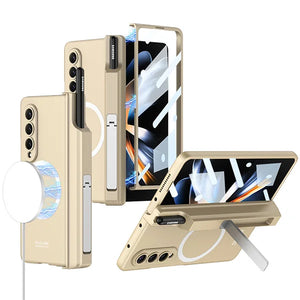 Wireless Magnetic Phantom Pen Holder Mobile Phone Case For Samsung Z Fold