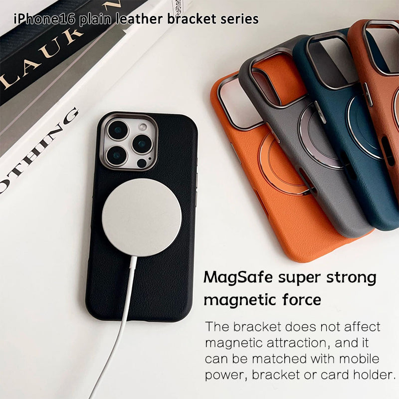 Applicable To iPhone 16 Rotating Magnetic Stand Case