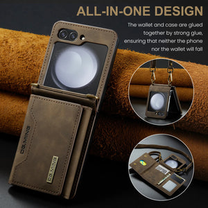 Suitable For Samsung Z Flip3/4/5/6 Card Wallet Phone Case