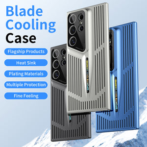 Suitable For Samsung S23, 24 Series Blade Cooling Mobile Phone Case