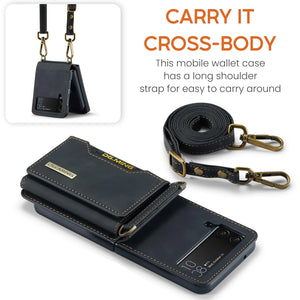 Suitable For Samsung Z Flip3/4/5/6 Card Wallet Phone Case