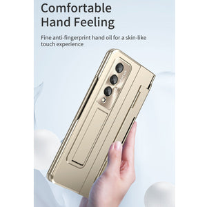 Compatible with Samsung Zfold5/Zfold6 Flat Hinge Folding Shell and Membrane Integrated Phone Case