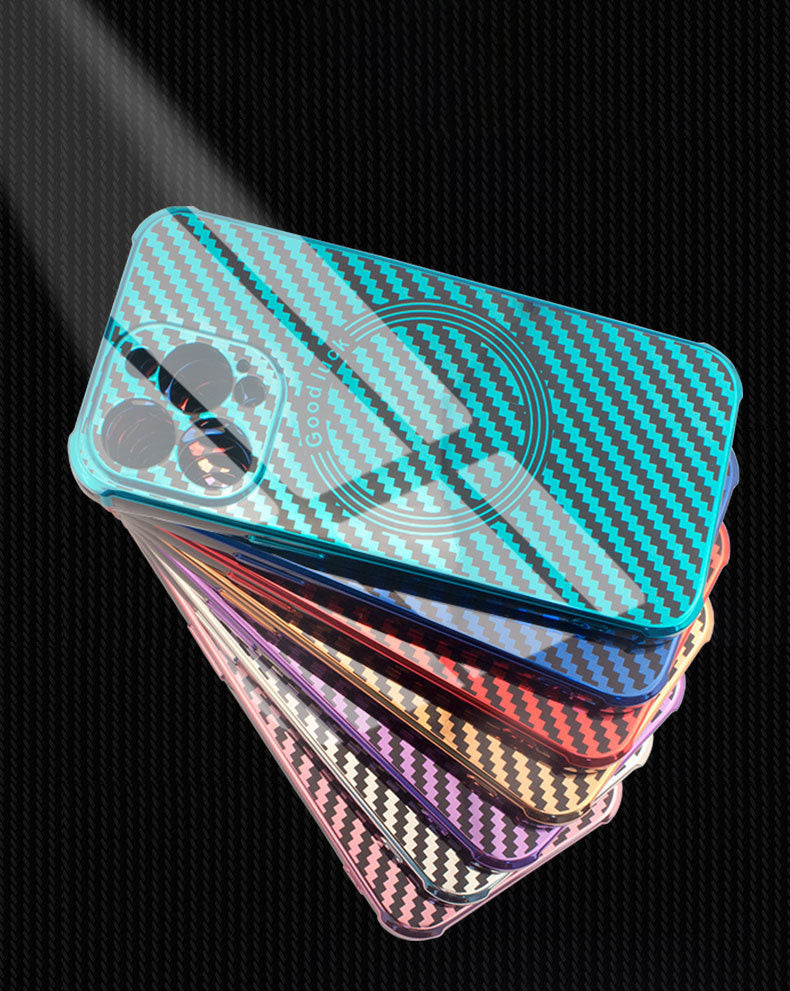 iPhone Magnetic Carbon Fiber Case