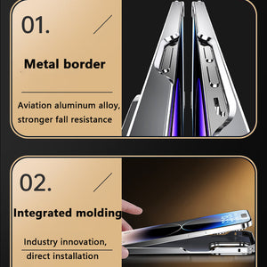 Suitable For iPhone 14/15 Series Metal Anti Drop Phone Case