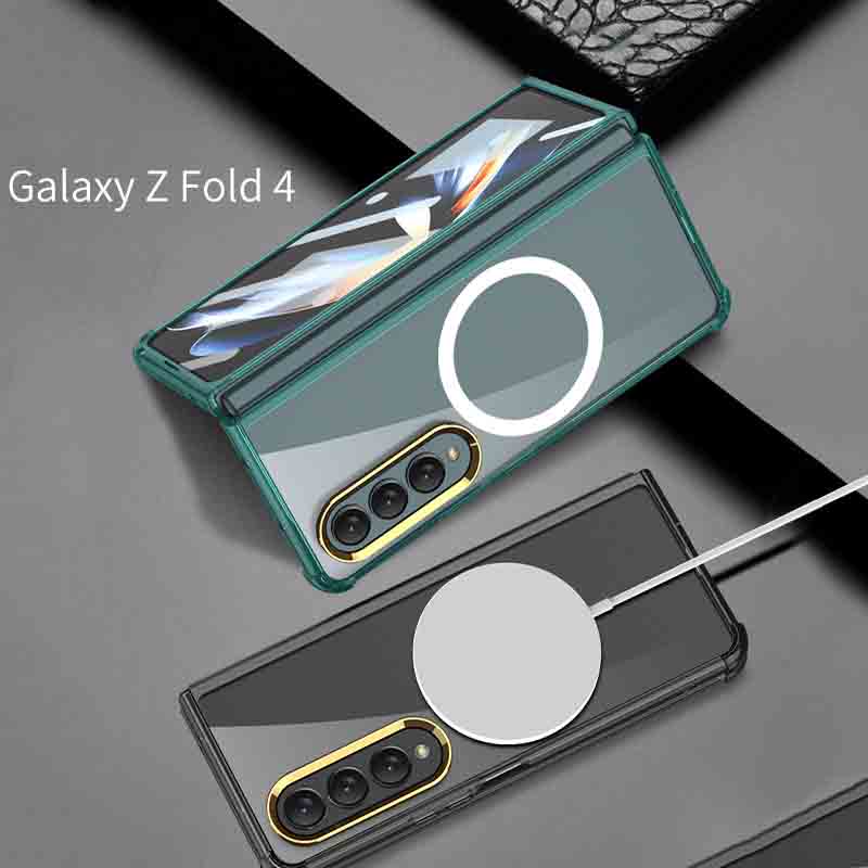 Applicable To Samsung Z Fold3/ZFold4 Ultra-Thin Shell Film Wireless Charger Phone Case