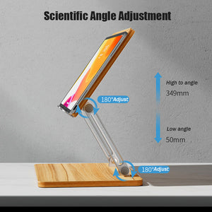 Wooden Foldable Tablet Stand