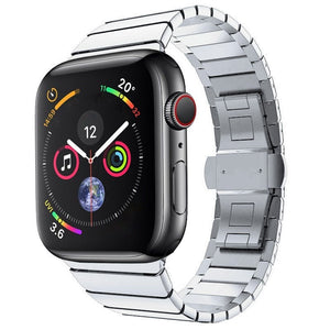 Suitable For Apple Watch Stainless Steel Strap With Butterfly Buckle