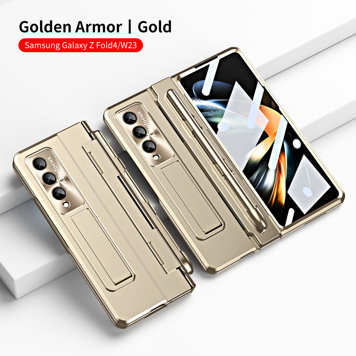 Compatible with Samsung Zfold5/Zfold6 Flat Hinge Folding Shell and Membrane Integrated Phone Case