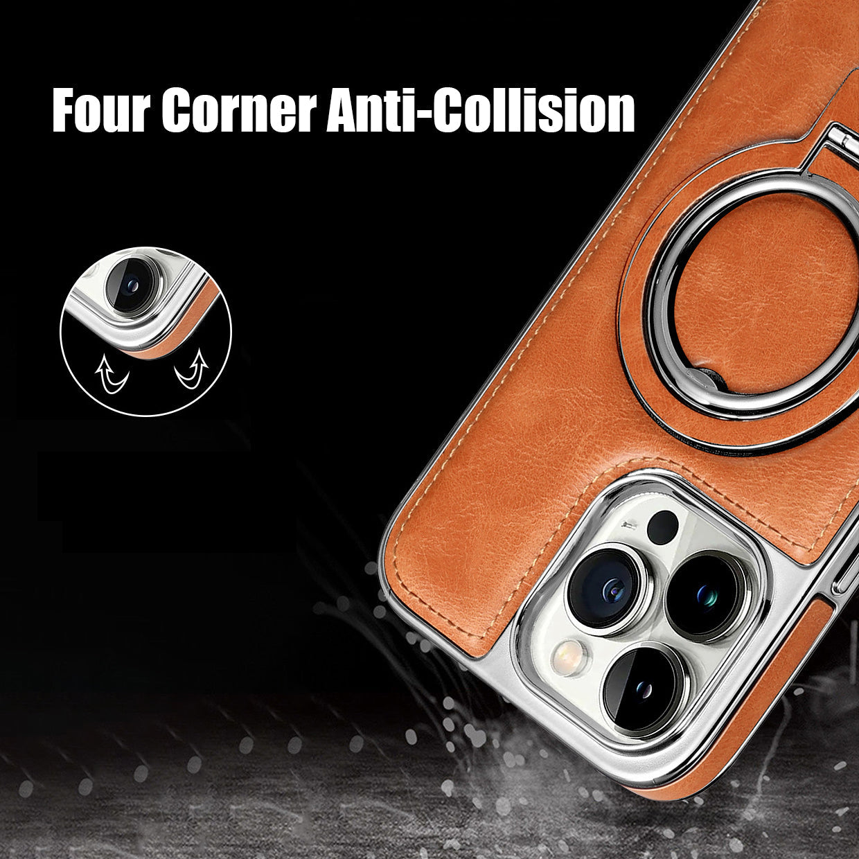 Suitable For iPhone 14 Series Leather All-inclusive Drop-proof Mobile Phone Case