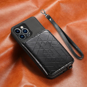 Suitable for iPhone14 Wallet Mobile Phone Case Leather Case with Card Holder