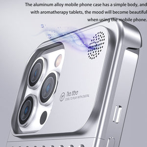 New Aluminum Alloy Drop-proof Heat Dissipation Aromatherapy iPhone Mobile Phone