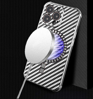 iPhone Magnetic Carbon Fiber Case