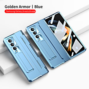 Compatible with Samsung Zfold5/Zfold6 Flat Hinge Folding Shell and Membrane Integrated Phone Case