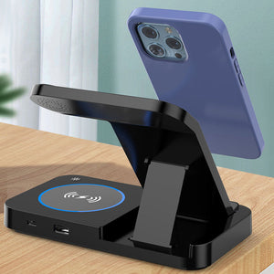 Folding Four-In-One Wireless Charger