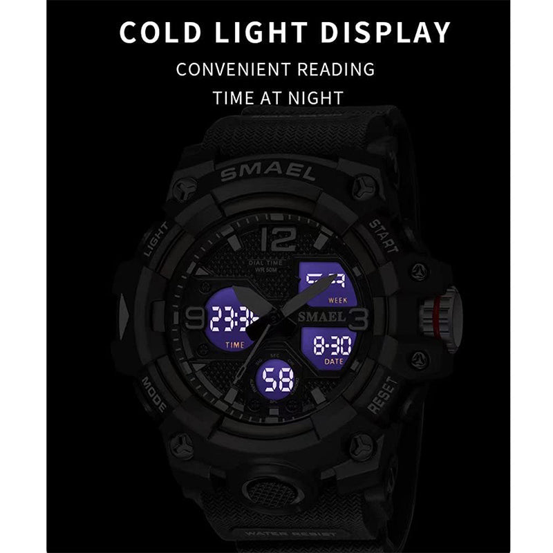 Men's Outdoor Sports Multifunctional Waterproof Watch