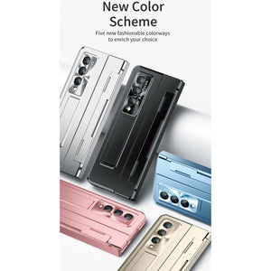 Compatible with Samsung Zfold5/Zfold6 Flat Hinge Folding Shell and Membrane Integrated Phone Case