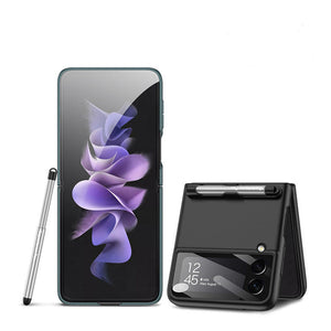 Suitable for Samsung ZFlip3 Magnetic Strip Capacitive Pen Phone Case + Capacitive Pen