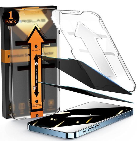 Suitable for iPhone Privacy Tempered Protective Film + Quick Installation Tool