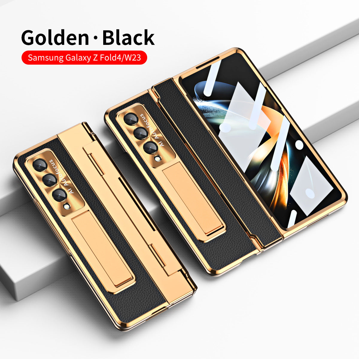 Compatible with Samsung Zfold5/Zfold6 Flat Hinge Folding Shell and Membrane Integrated Phone Case