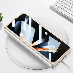 Applicable To Samsung Z Fold3/ZFold4 Ultra-Thin Shell Film Wireless Charger Phone Case