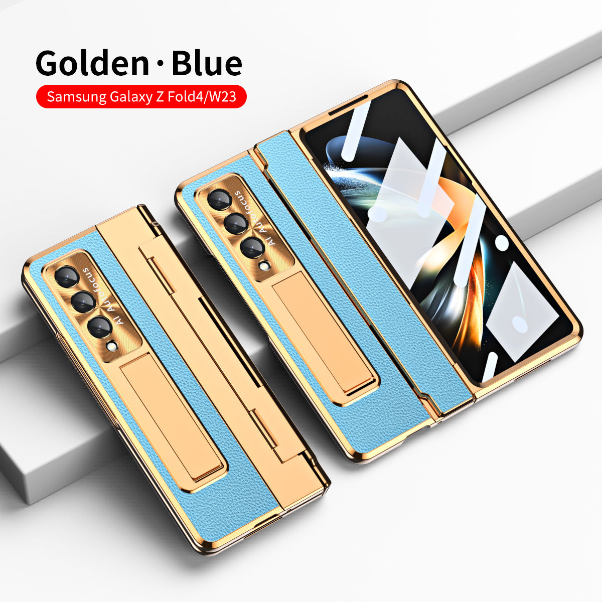 Compatible with Samsung Zfold5/Zfold6 Flat Hinge Folding Shell and Membrane Integrated Phone Case