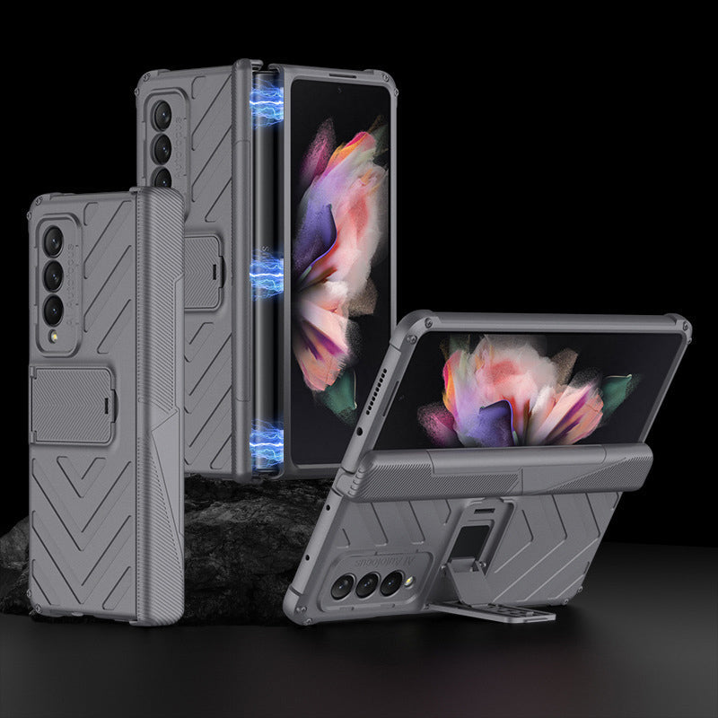 Samsung Galaxy Z Fold3 5G Magnetic  All-Inclusive Hinged Stand Cover