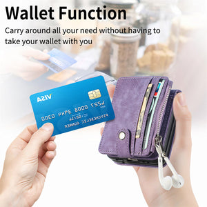 Suitable For Samsung z flip4 Wallet Phone Case With Card Holder