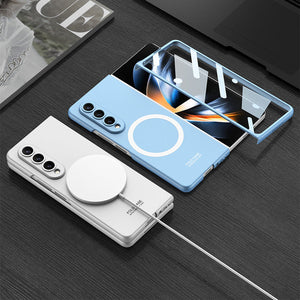 Applicable To Samsung Z Fold3/ZFold4 Ultra-Thin Shell Film Wireless Charger Phone Case