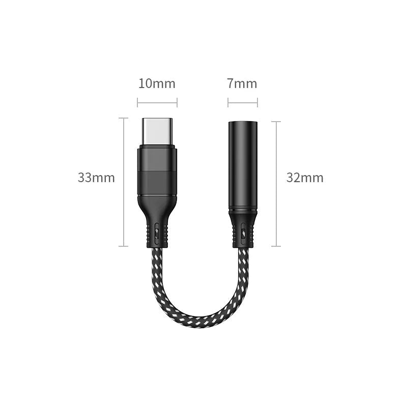 Type-C Conversion 3.5 Jack Hi-Res Headphone Adapter for Samsung