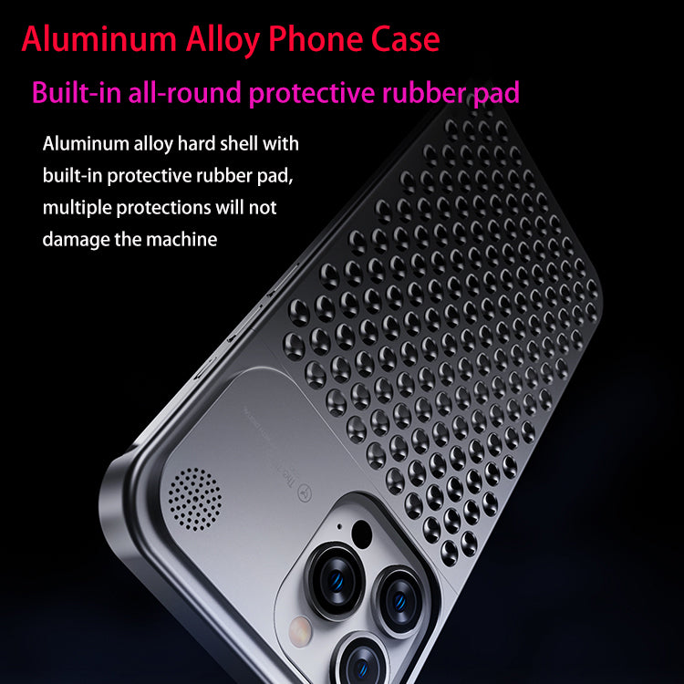 New Aluminum Alloy Drop-proof Heat Dissipation Aromatherapy iPhone Mobile Phone