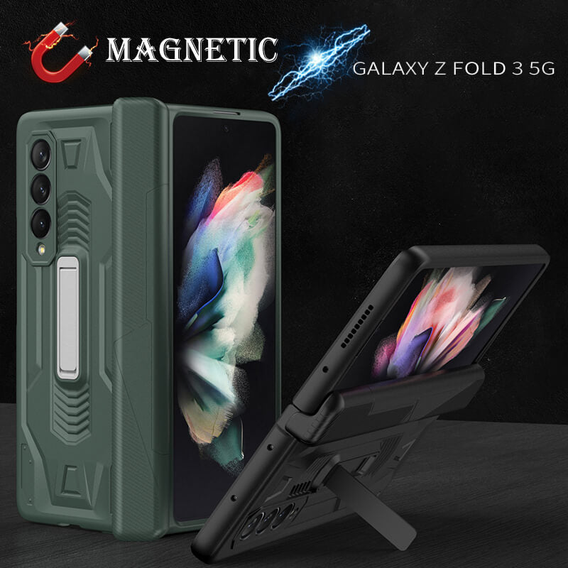 Samsung Galaxy Z Fold3 5G Magnetic  All-Inclusive Hinged Stand Cover