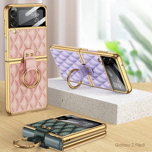 Ring Holder Phone Case for Samsung Zflip3