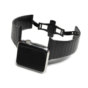 Suitable For Apple Watch Stainless Steel Strap With Butterfly Buckle