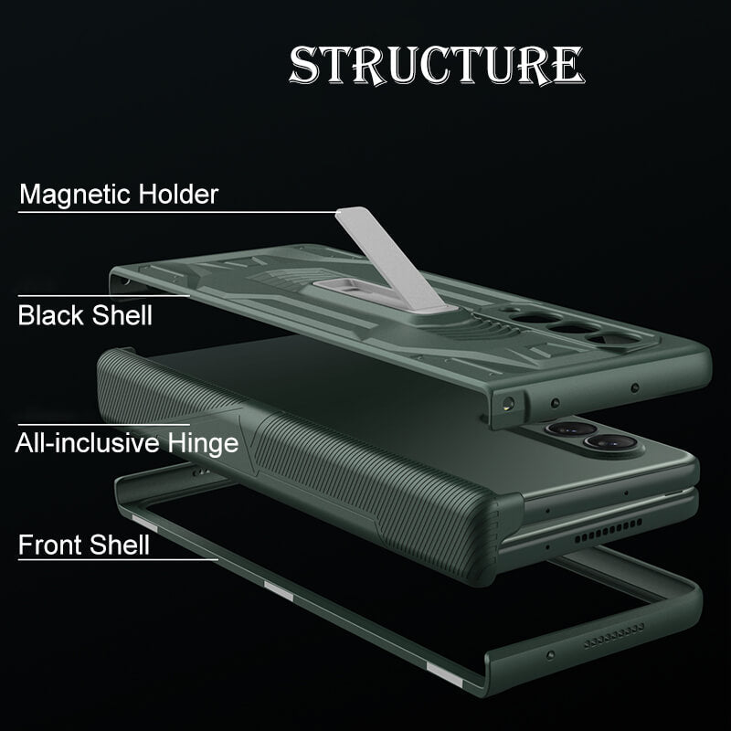 Samsung Galaxy Z Fold3 5G Magnetic  All-Inclusive Hinged Stand Cover