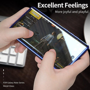 Magnetic Tempered Glass Double Sided Phone Case for Samsung S23 Ultra