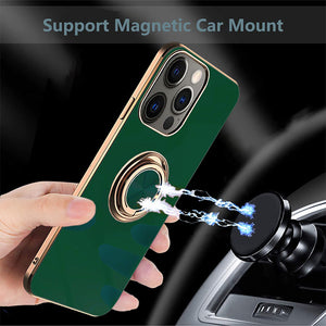 Suitable For iPhone13 Mobile Phone Shell Electroplating Ring Protective Cover