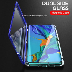 Magnetic Tempered Glass Double Sided Phone Case for Samsung S23 Ultra