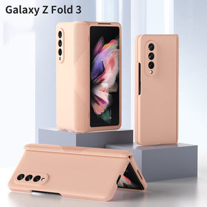 Rugged Tempered Film To Protect The Outer Screen, With Pen Holder, Z  Fold3 All-inclusive Phone Case