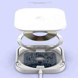 Three-in-one Magnetic Absorption Wireless Charging And Folding Bracket