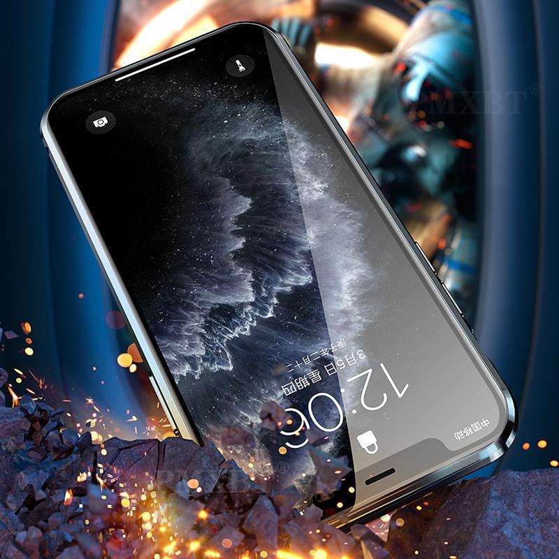 Magnetic Tempered Glass Double Sided Phone Case for Samsung S23 Ultra