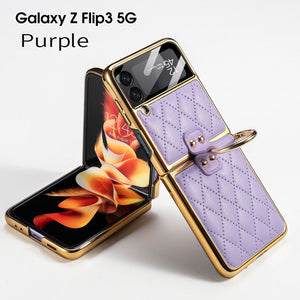 Ring Holder Phone Case for Samsung Zflip3