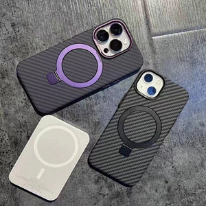 Textured Magnetic Thin And Light Bracket Is Suitable For iPhone 14 Mobile Phone Case