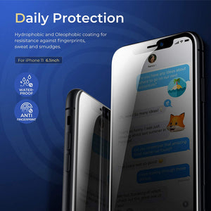 Mobile phone shockproof and anti-privacy screen protector suitable for iPhone series