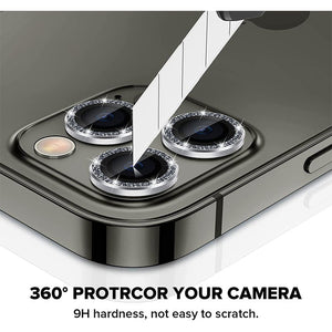 Glitter Diamond Lens Protector for iPhone 13 Series Cameras