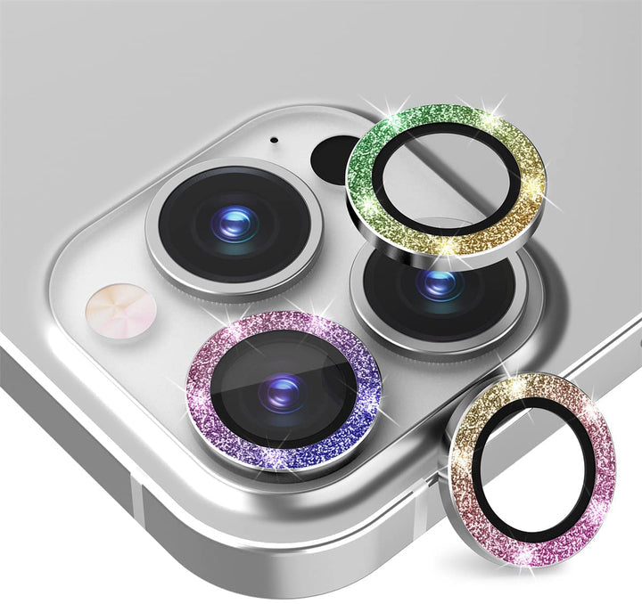 Glitter Diamond Lens Protector for iPhone 13 Series Cameras