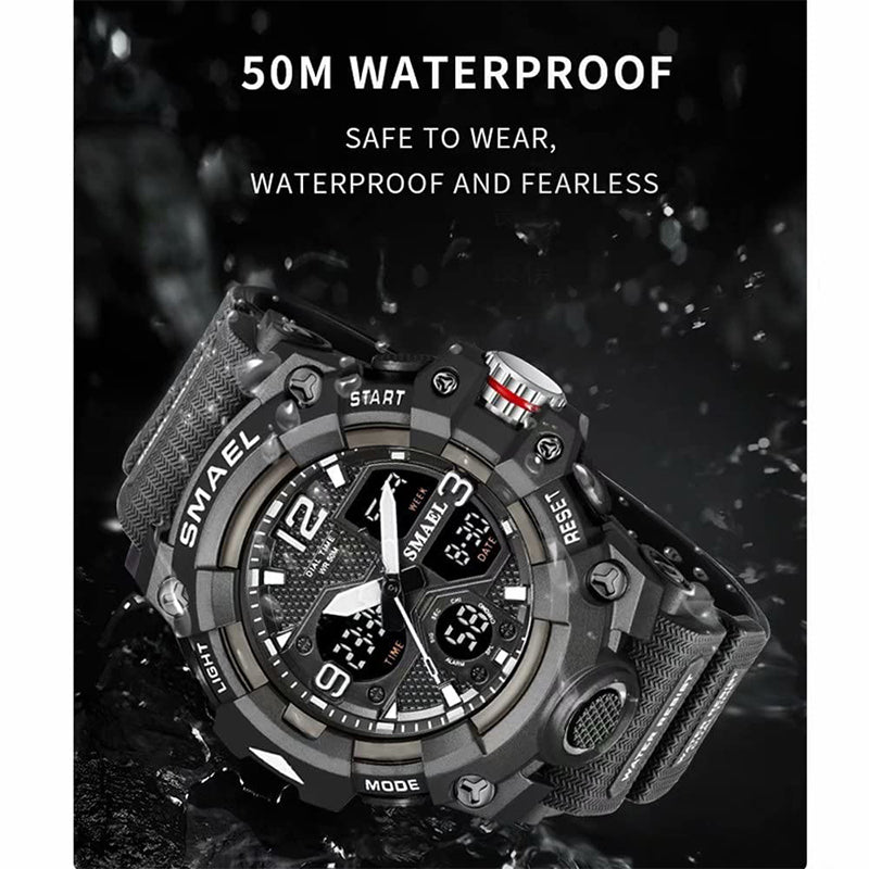 Men's Outdoor Sports Multifunctional Waterproof Watch