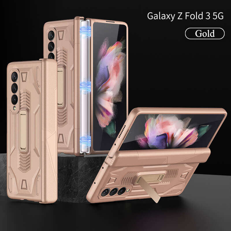 Samsung Galaxy Z Fold3 5G Magnetic  All-Inclusive Hinged Stand Cover